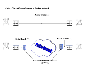 Circuit Emulation over a Packet Network