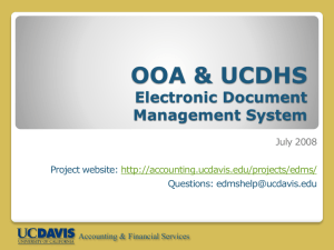 PPT - Accounting & Financial Services @ UC Davis