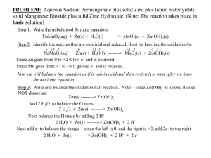 REDOX Sample Problem #4 in Base