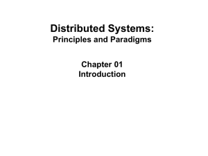 Introduction to Distributed Systems