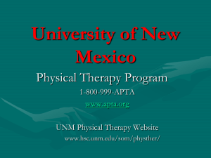 Prerequisite - University of New Mexico