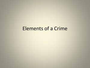 Elements of a Crime - Glen Ridge Public Schools