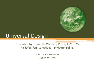 Universal Design - Syracuse University