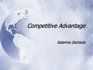 Define competitive advantage