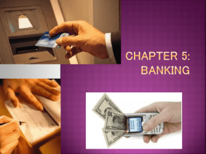 CHAPTER 5: BANKING