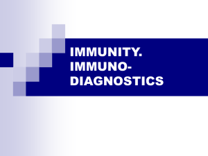 immunodiagnostics
