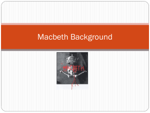 Macbeth Background Ppt