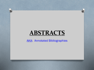 Abstracts PPT
