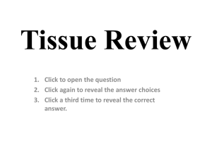 Tissues Review game