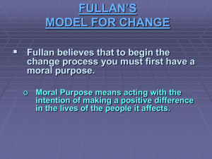 fullan's model for change