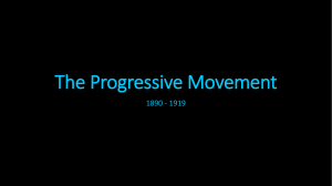 Roots of Progressivism