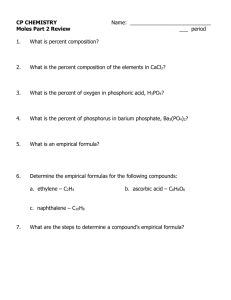 CP CHEMISTRY, Moles Part 2 Review, page 4