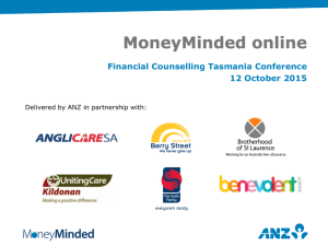 Moneyminded - Financial Counselling Tasmania