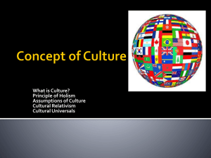 5. What is Culture?