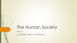 The human society