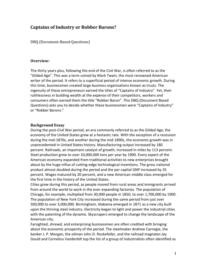 Dbq Document Analysis Chart Were Andrew Carnegie