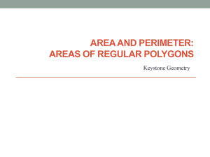 Area of Regular Polygons