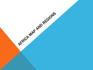 Africa Map and Regions