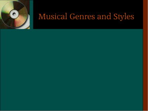 Musical Genres and Styles