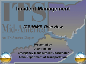 ICS/NIMS Overview