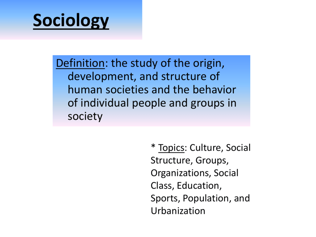 social class definition