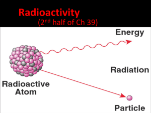 Atomic Radioactivity