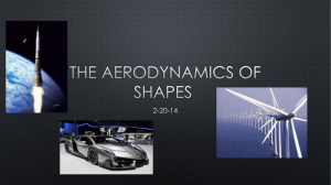 The aerodynamics of shapes