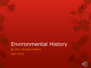 Environmental History