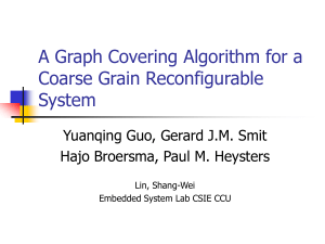 A Graph Covering Algorithm for a Coarse Grain Reconfigurable