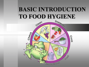 basic introduction to food hygiene
