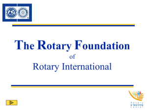 The Rotary Foundation