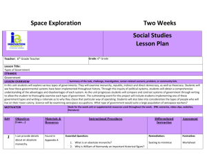 6th Social Studies Space Exploration
