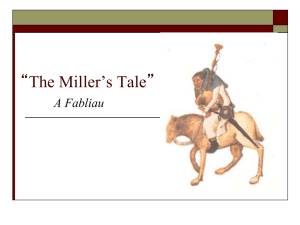 Miller's Tale ppt