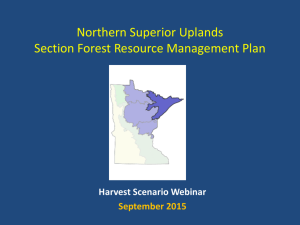 Northern Superior Uplands Section Forest Resource Management