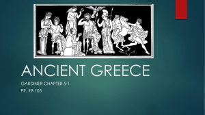 ANCIENT GREECE - Point Loma High School