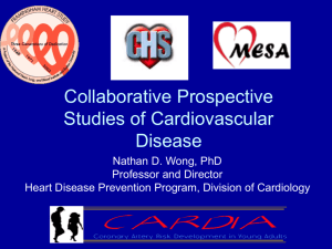 Collaborative Prospective Studies of Cardiovascular Disease