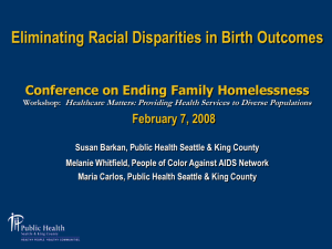 Eliminating Racial Disparities in Birth Outcomes by G. Marie Carlos
