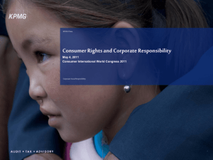 4 - Consumer rights and corporate responsibility