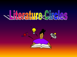 Literature Circles - Hamilton Township Schools