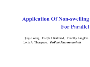 Application Of Non-swelling Porous Scavengers For Parallel Synthesis