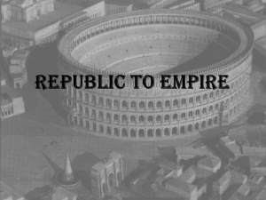 2 Republic to Empire