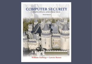 Computer Security: Principles and Practice, 1/e