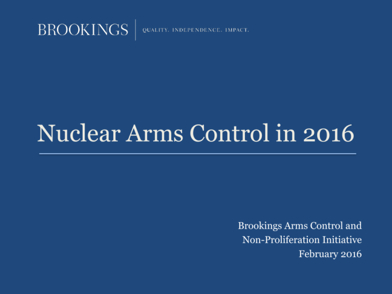 Why Is Arms Control And Nonproliferation Important