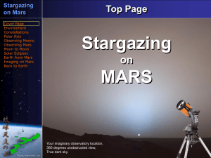 Stargazing on Mars - NexStar Resource Site