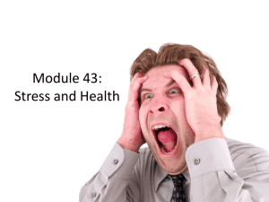 Module 43: Stress and Health