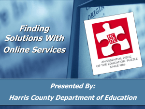 Finding Solutions with Online Services