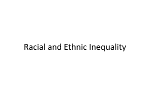 Race and Ethnicity - criticalsociology