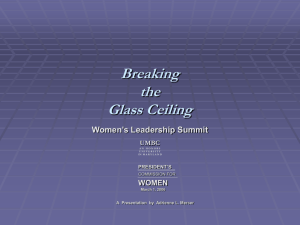 Cracking the Glass Ceiling