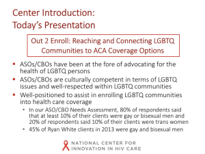 Reaching And assisting LGBT Communities IN