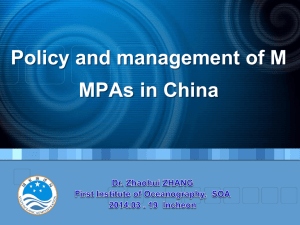 3. States of China MPAs